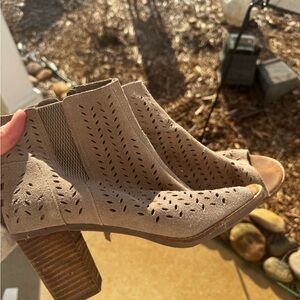 TOMS Open Toe Heel Boot